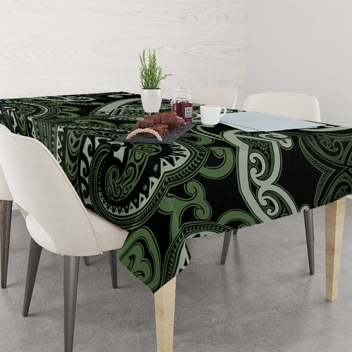 Aotearoa Ngati Awa Tablecloth Maori Tribal Pattern