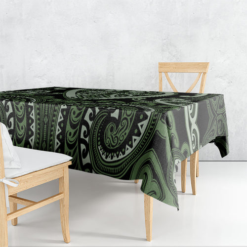 Aotearoa Ngati Awa Tablecloth Maori Tribal Pattern