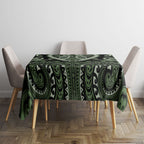 Aotearoa Ngati Awa Tablecloth Maori Tribal Pattern