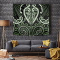 Aotearoa Ngati Awa Tapestry Maori Tribal Pattern