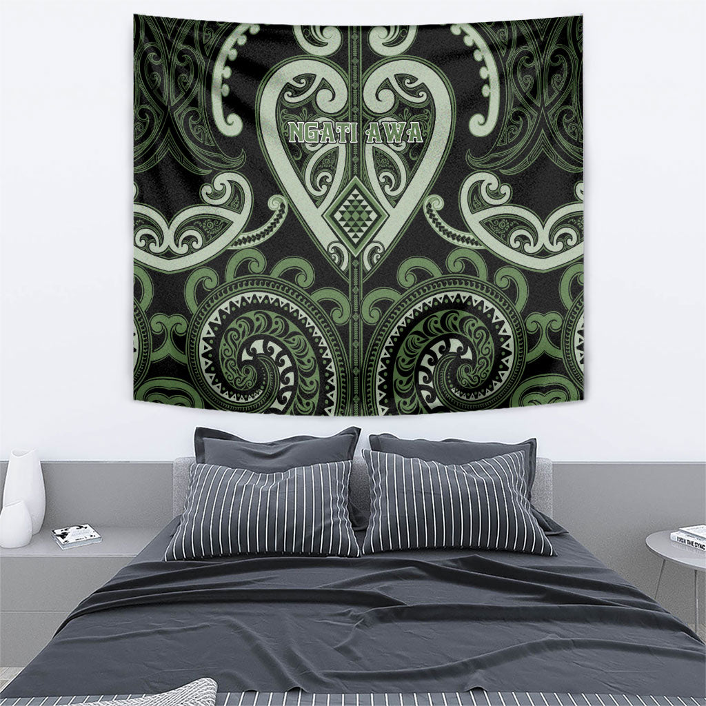 Aotearoa Ngati Awa Tapestry Maori Tribal Pattern