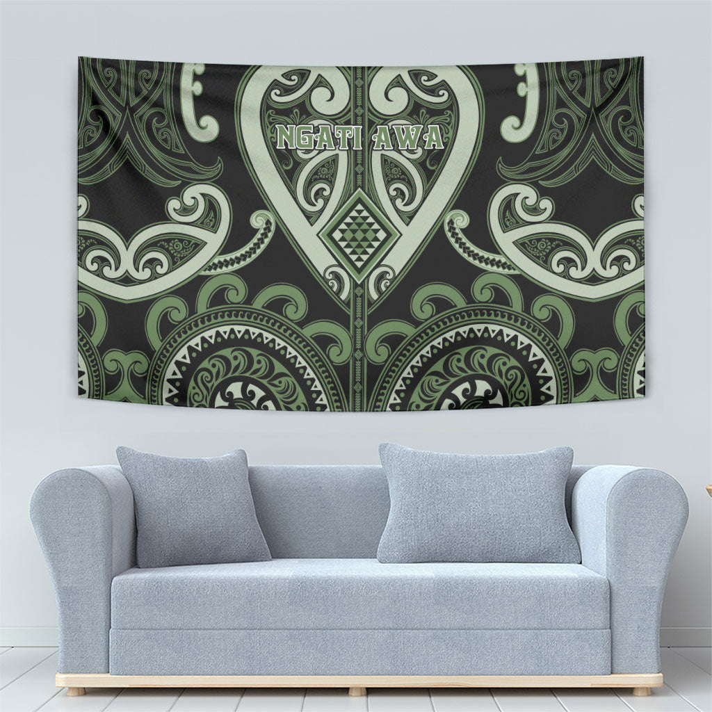 Aotearoa Ngati Awa Tapestry Maori Tribal Pattern