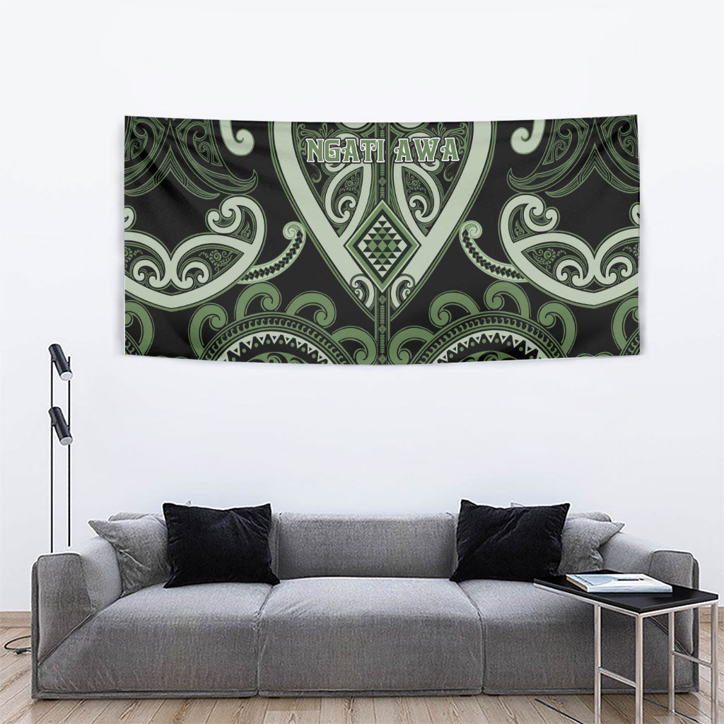 Aotearoa Ngati Awa Tapestry Maori Tribal Pattern