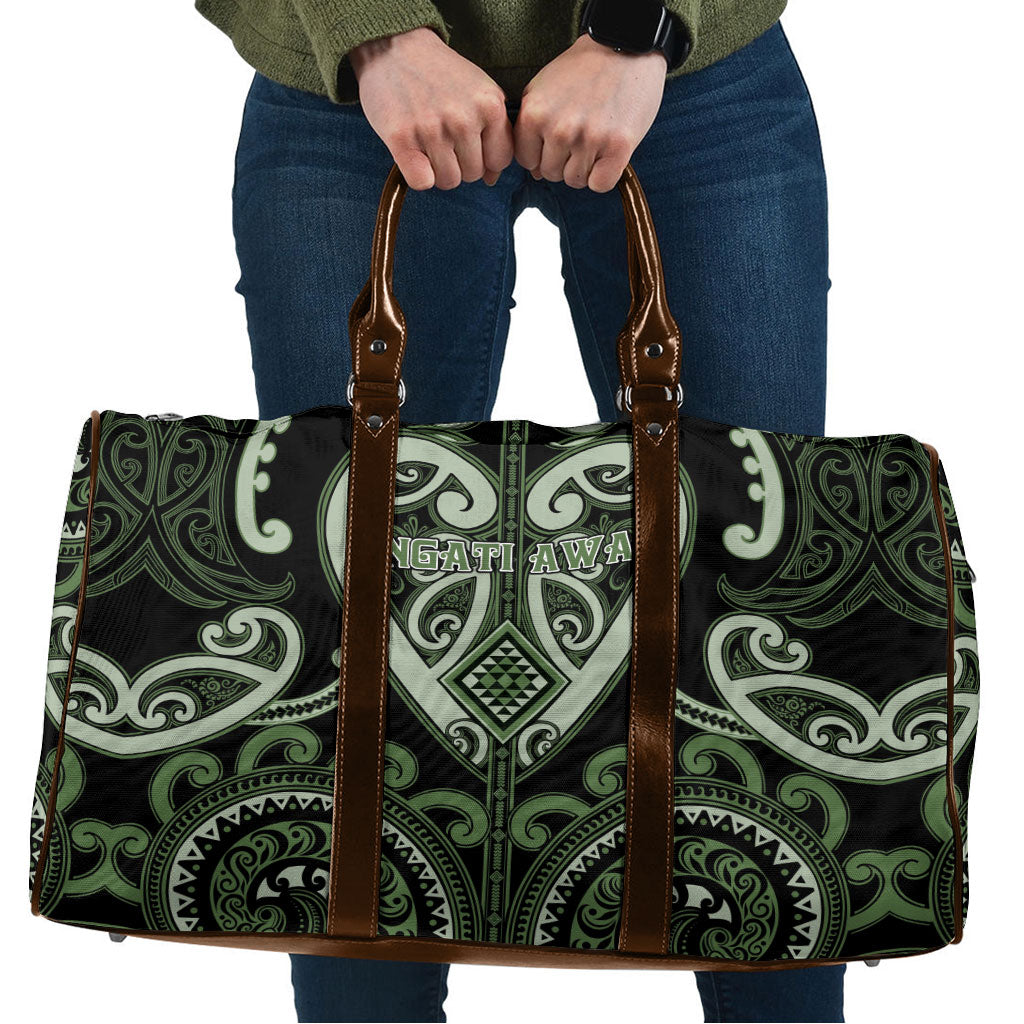Aotearoa Ngati Awa Travel Bag Maori Tribal Pattern