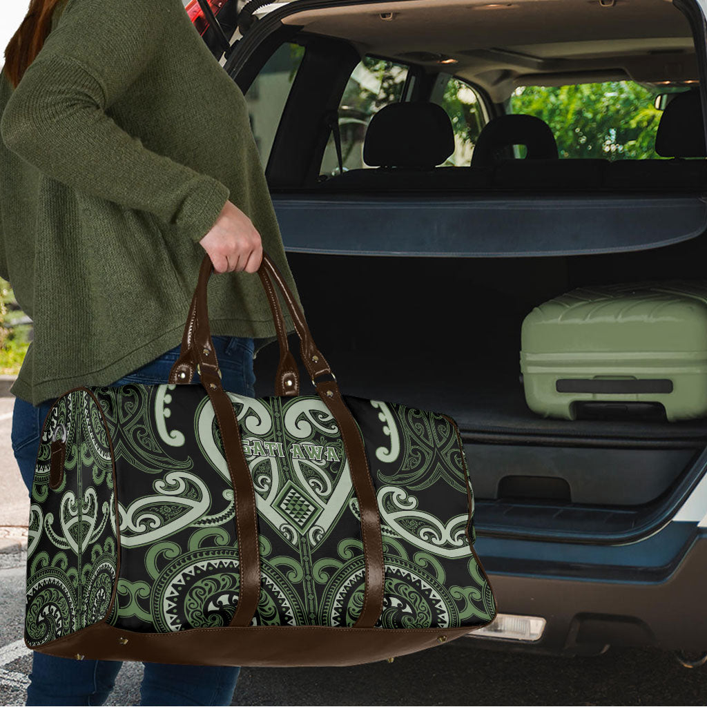 Aotearoa Ngati Awa Travel Bag Maori Tribal Pattern