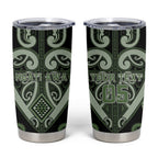 Custom Aotearoa Ngati Awa Tumbler Cup Maori Tribal Pattern