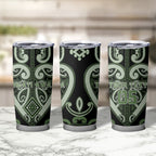 Custom Aotearoa Ngati Awa Tumbler Cup Maori Tribal Pattern