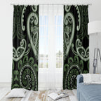 Aotearoa Ngati Awa Window Curtain Maori Tribal Pattern
