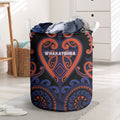 Aotearoa Whakatohea Laundry Basket Maori Tribal Pattern