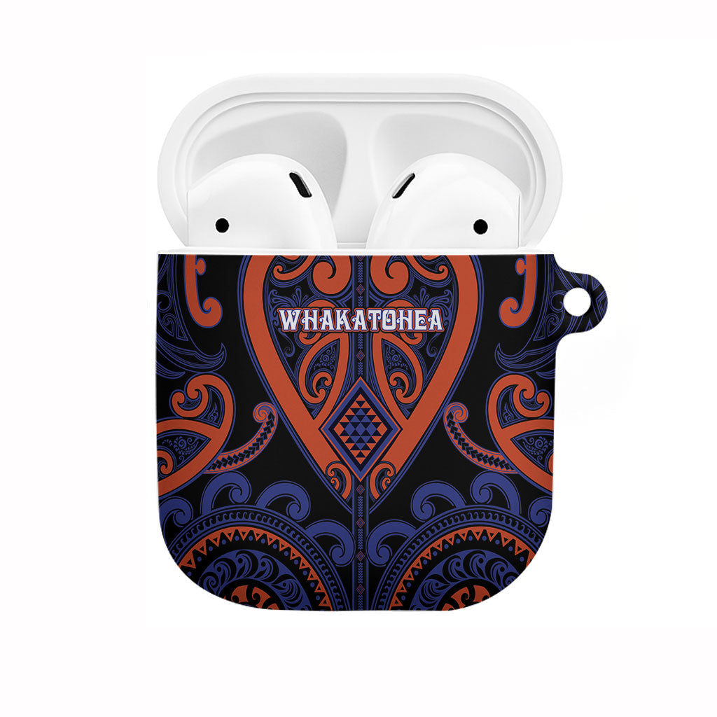 Aotearoa Whakatohea AirPods Case Maori Tribal Pattern