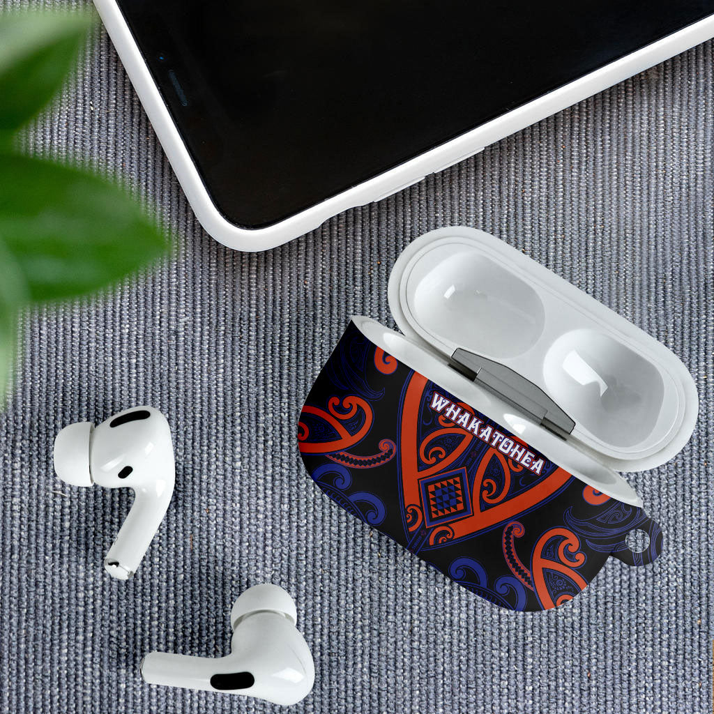 Aotearoa Whakatohea AirPods Case Maori Tribal Pattern