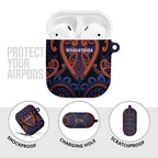 Aotearoa Whakatohea AirPods Case Maori Tribal Pattern