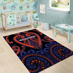Aotearoa Whakatohea Area Rug Maori Tribal Pattern