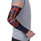 Custom Aotearoa Whakatohea Arm Sleeves Maori Tribal Pattern