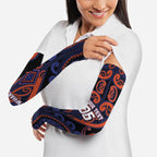 Custom Aotearoa Whakatohea Arm Sleeves Maori Tribal Pattern