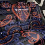 Aotearoa Whakatohea Back Car Seat Cover Maori Tribal Pattern