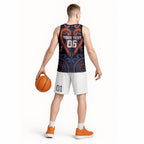 Custom Aotearoa Whakatohea Basketball Jersey Maori Tribal Pattern