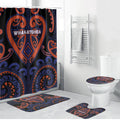 Aotearoa Whakatohea Bathroom Set Maori Tribal Pattern