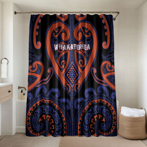 Aotearoa Whakatohea Bathroom Set Maori Tribal Pattern