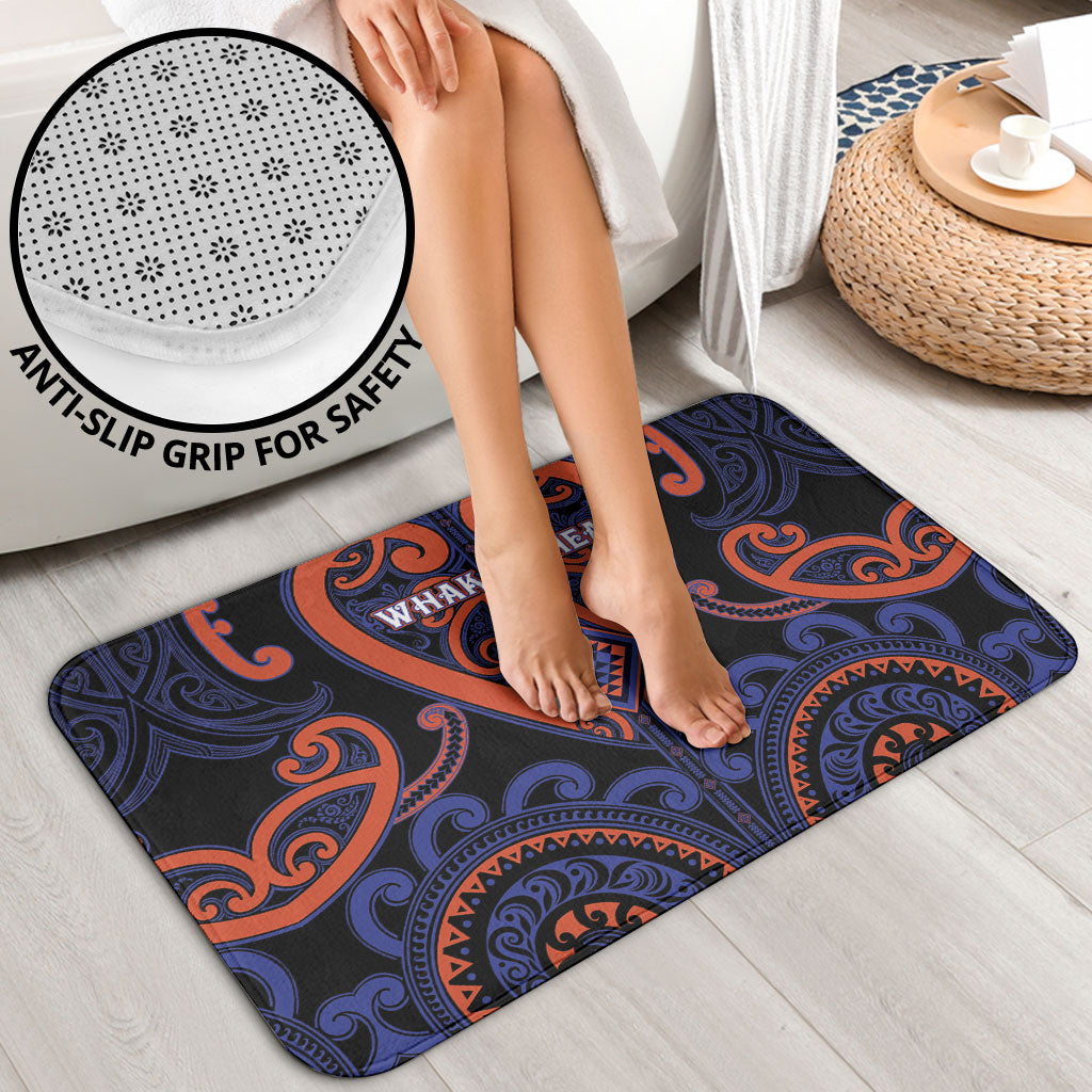Aotearoa Whakatohea Bathroom Set Maori Tribal Pattern