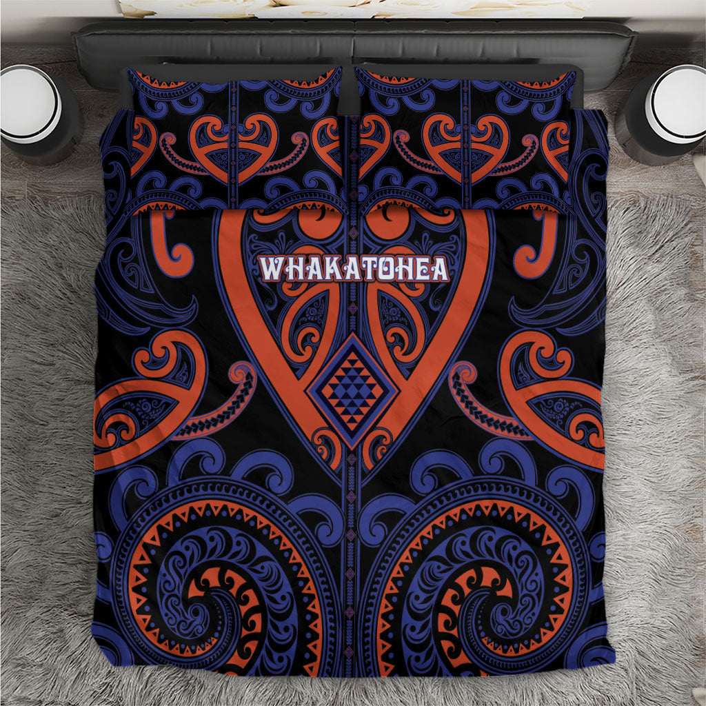 Aotearoa Whakatohea Bedding Set Maori Tribal Pattern