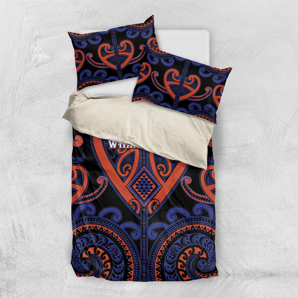 Aotearoa Whakatohea Bedding Set Maori Tribal Pattern