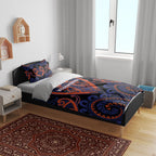 Aotearoa Whakatohea Bedding Set Maori Tribal Pattern