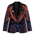 Custom Aotearoa Whakatohea Blazer Maori Tribal Pattern