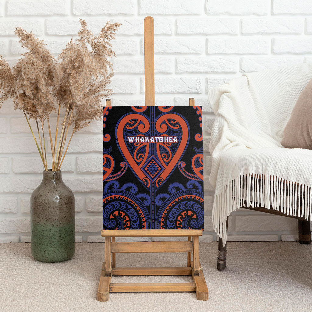 Aotearoa Whakatohea Canvas Wall Art Maori Tribal Pattern