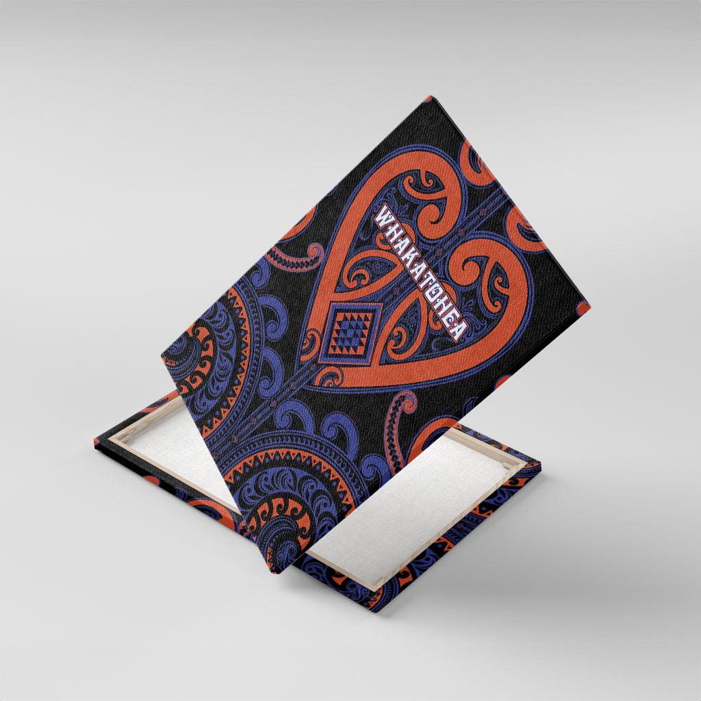 Aotearoa Whakatohea Canvas Wall Art Maori Tribal Pattern