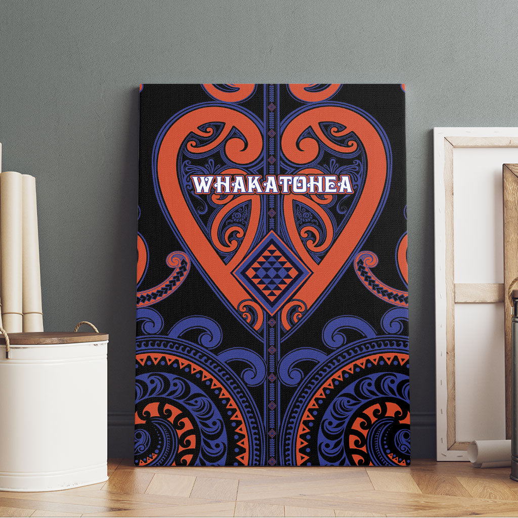 Aotearoa Whakatohea Canvas Wall Art Maori Tribal Pattern