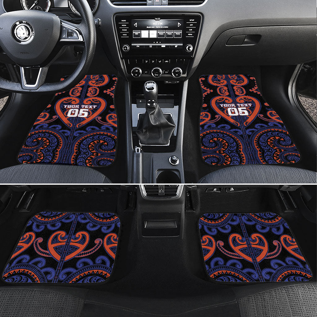 Custom Aotearoa Whakatohea Car Mats Maori Tribal Pattern