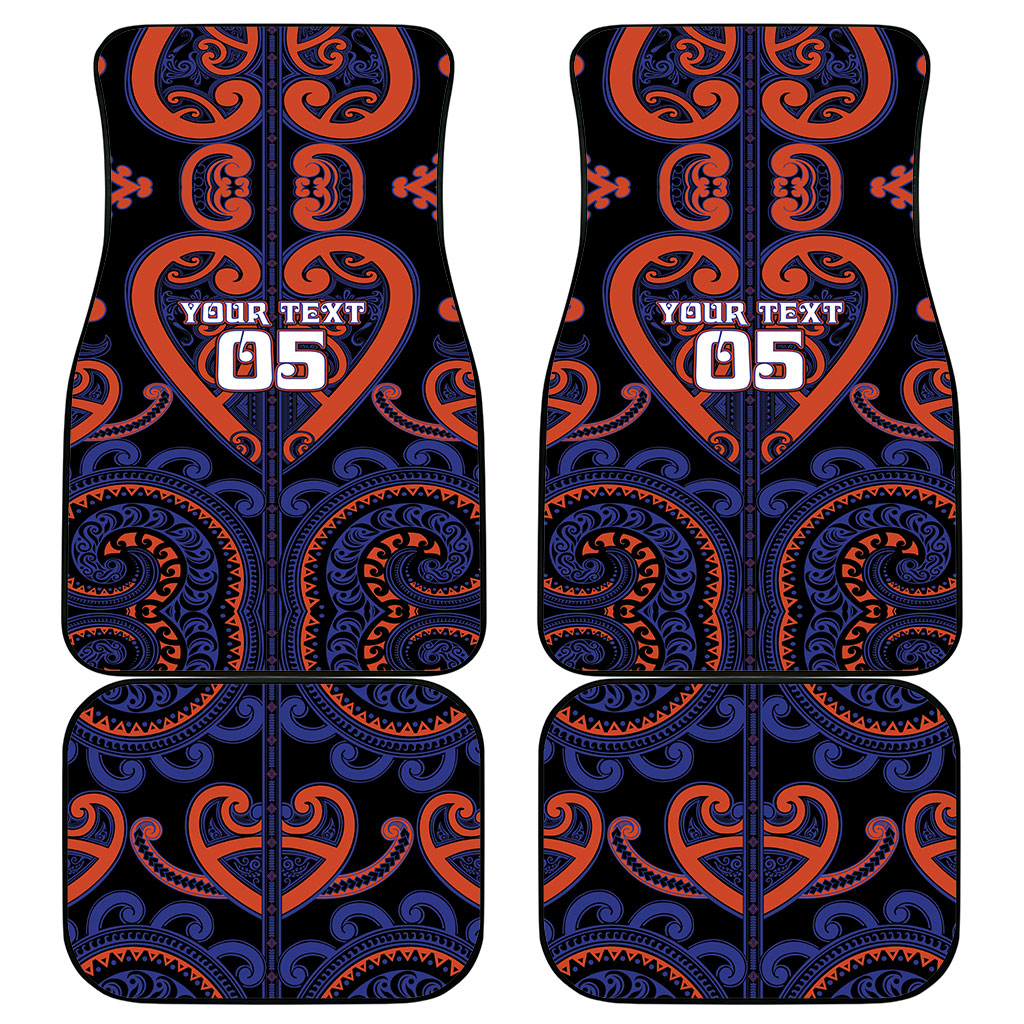 Custom Aotearoa Whakatohea Car Mats Maori Tribal Pattern