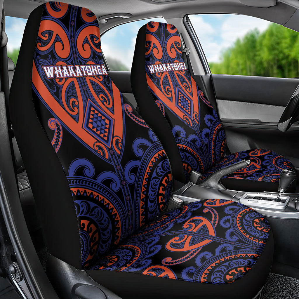 Aotearoa Whakatohea Car Seat Cover Maori Tribal Pattern