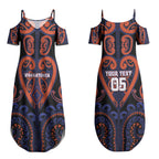 Custom Aotearoa Whakatohea Couples Matching Summer Maxi Dress and Hawaiian Shirt Maori Tribal Pattern