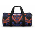 Aotearoa Whakatohea Duffle Bag Maori Tribal Pattern
