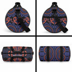 Aotearoa Whakatohea Duffle Bag Maori Tribal Pattern