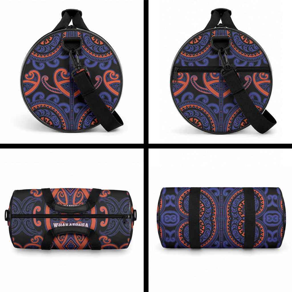 Aotearoa Whakatohea Duffle Bag Maori Tribal Pattern