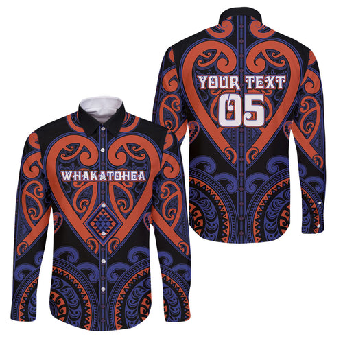 Custom Aotearoa Whakatohea Family Matching Summer Maxi Dress and Hawaiian Shirt Maori Tribal Pattern