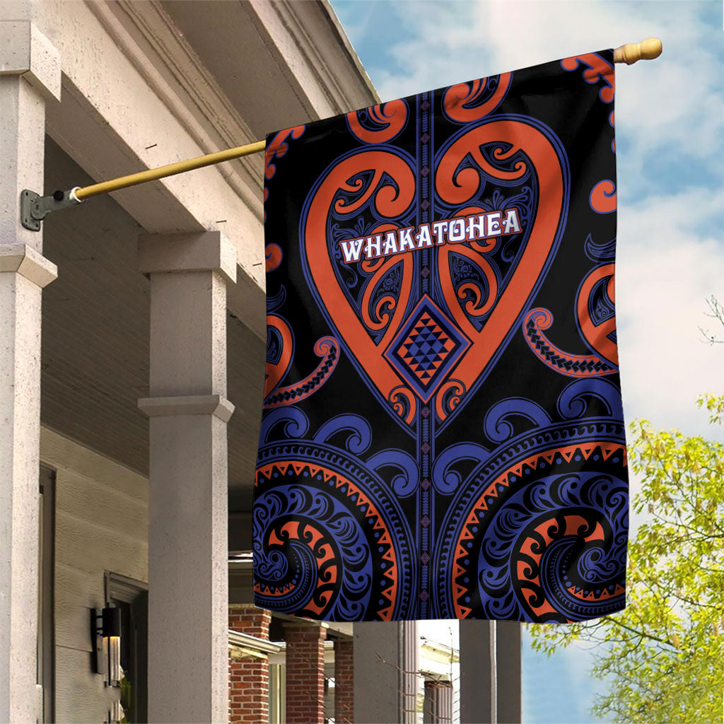 Aotearoa Whakatohea Garden Flag Maori Tribal Pattern