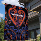Aotearoa Whakatohea Garden Flag Maori Tribal Pattern
