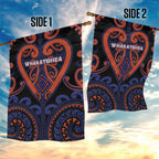 Aotearoa Whakatohea Garden Flag Maori Tribal Pattern