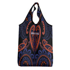 Aotearoa Whakatohea Grocery Bag Maori Tribal Pattern