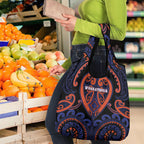 Aotearoa Whakatohea Grocery Bag Maori Tribal Pattern