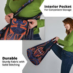 Aotearoa Whakatohea Grocery Bag Maori Tribal Pattern