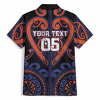 Custom Aotearoa Whakatohea Hawaiian Shirt Maori Tribal Pattern