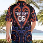 Custom Aotearoa Whakatohea Hawaiian Shirt Maori Tribal Pattern