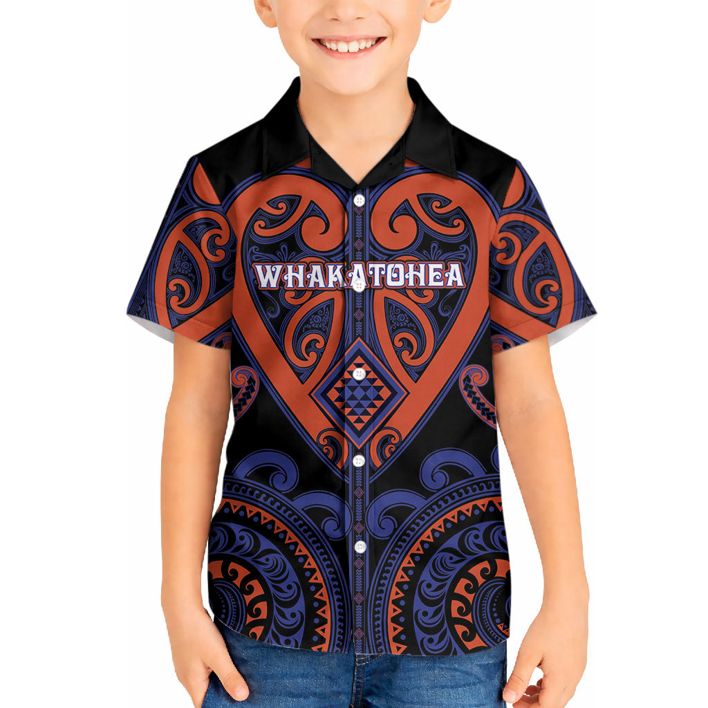 Custom Aotearoa Whakatohea Hawaiian Shirt Maori Tribal Pattern