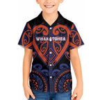 Custom Aotearoa Whakatohea Hawaiian Shirt Maori Tribal Pattern