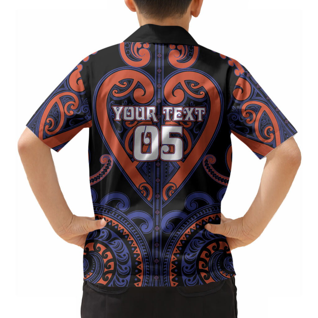 Custom Aotearoa Whakatohea Hawaiian Shirt Maori Tribal Pattern